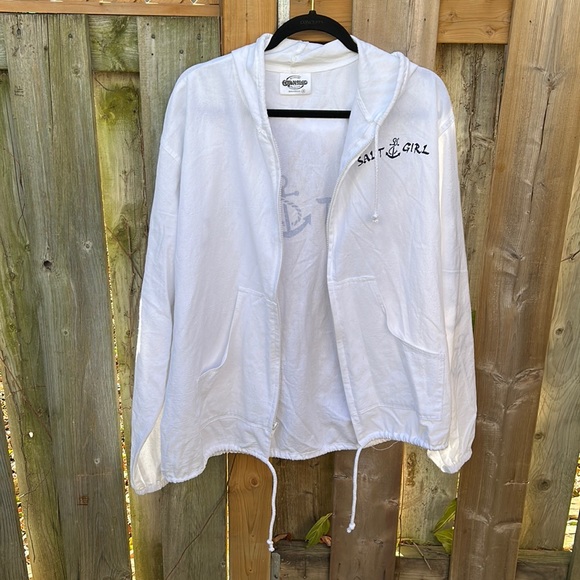 Salt Girl Cotton Seed lightweight Shacket - Picture 4 of 11